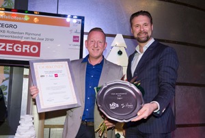 Zegro winnaar MKB Rotterdam Rijnmond Leerwerkbedrijf van het jaar 2016!