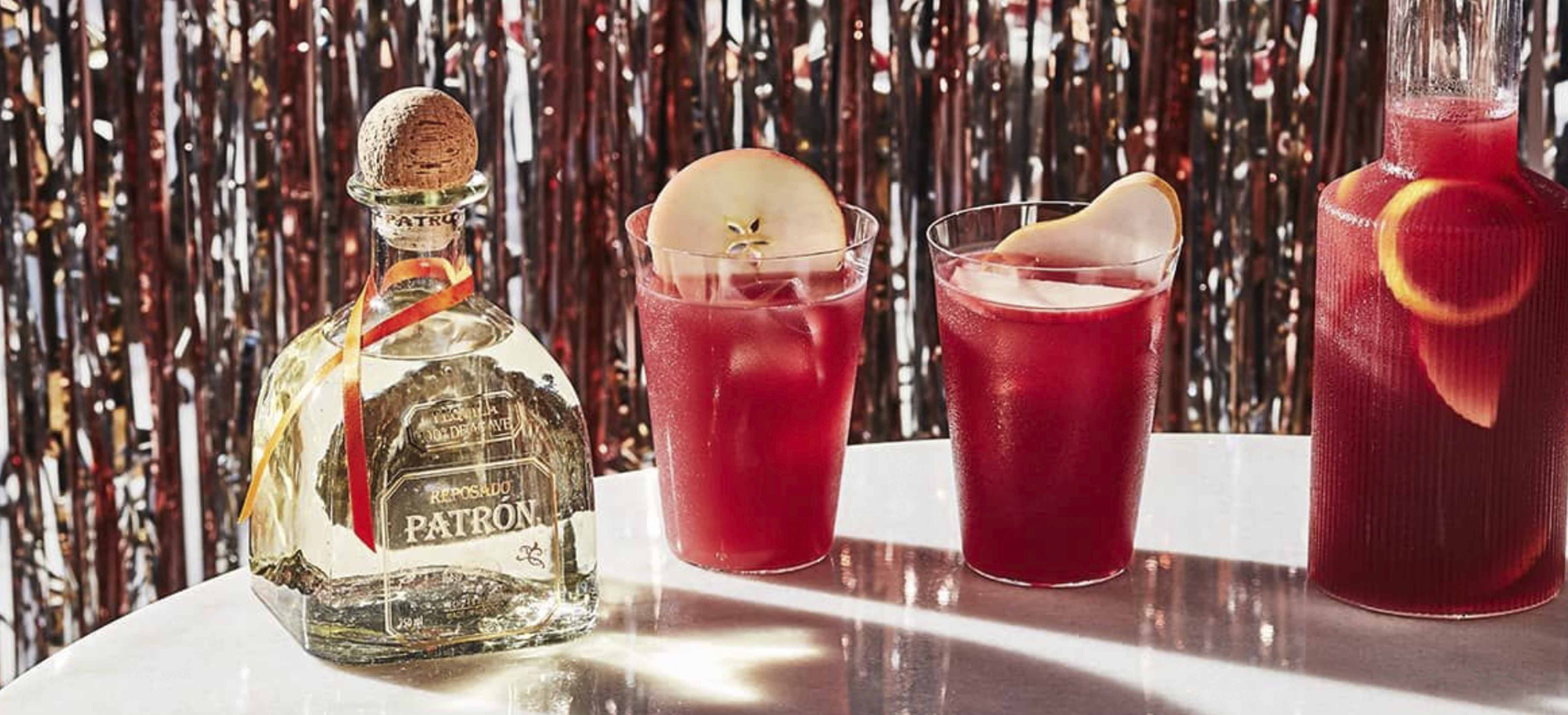 Een spetterend uiteinde met Patrón-cocktails